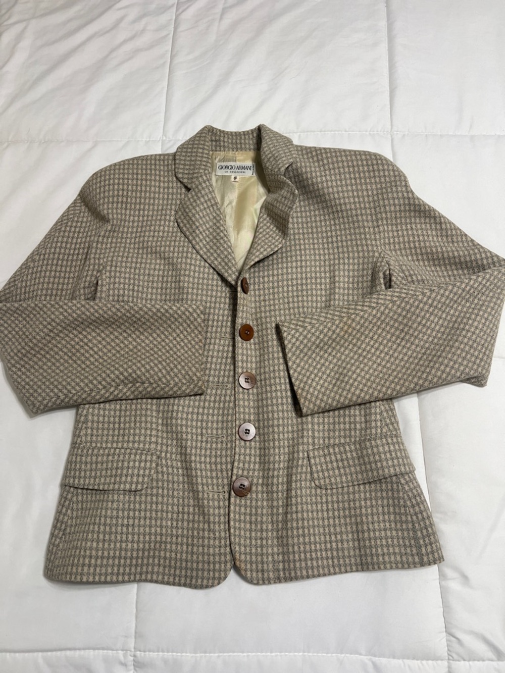 Giorgio Armani Beige Women's Blazer